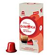 Gimoka Espresso Intenso pakke og kapsel til Nespresso
