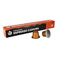 Kaffekapslen Espresso Caramel Premium pakke og kapsel til Nespresso
