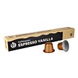 Kaffekapslen Espresso Vanilla Premium pakke og kapsel til Nespresso
