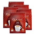 5 pakker med Kaffekapslen Classic Extra Large for Senseo