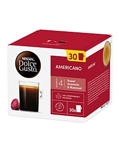 Nescafé Americano Big Pack pakke og kapsel til Dolce Gusto
