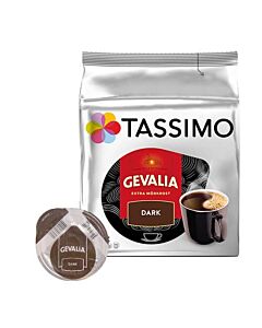 Gevalia Dark Extra Mörkrost pakke og kapsel til Tassimo