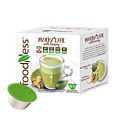 FoodNess Matcha Latte pakke og kapsel til Dolce Gusto
