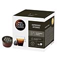 Nescafé Espresso Intenso pakke og kapsel til Dolce Gusto
