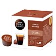 Nescafé Lungo Intenso pakke og kapsel for Dolce Gusto