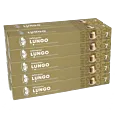Pakke med 100 aluminiumskapsler Kaffekapslen Lungo for Nespresso