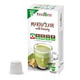 FoodNess Matcha Latte pakke og kapsel til Nespresso
