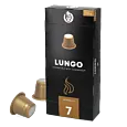 Kaffekapslen Lungo pakke og kapsel til Nespresso®