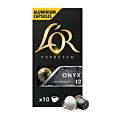 L'OR Onyx package and capsule for Nespresso®