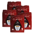 5 pakker med Kaffekapslen Classic Medium for Senseo