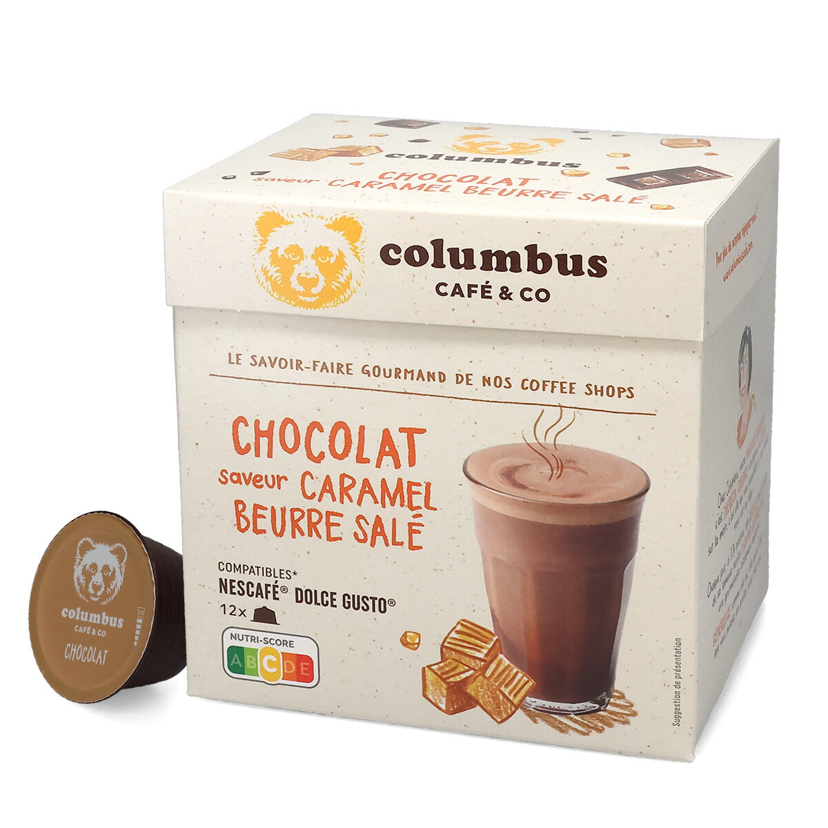 Varm\u0020sjokolade\u0020med\u0020salt\u0020karamell\u0020\u002D\u0020Columbus