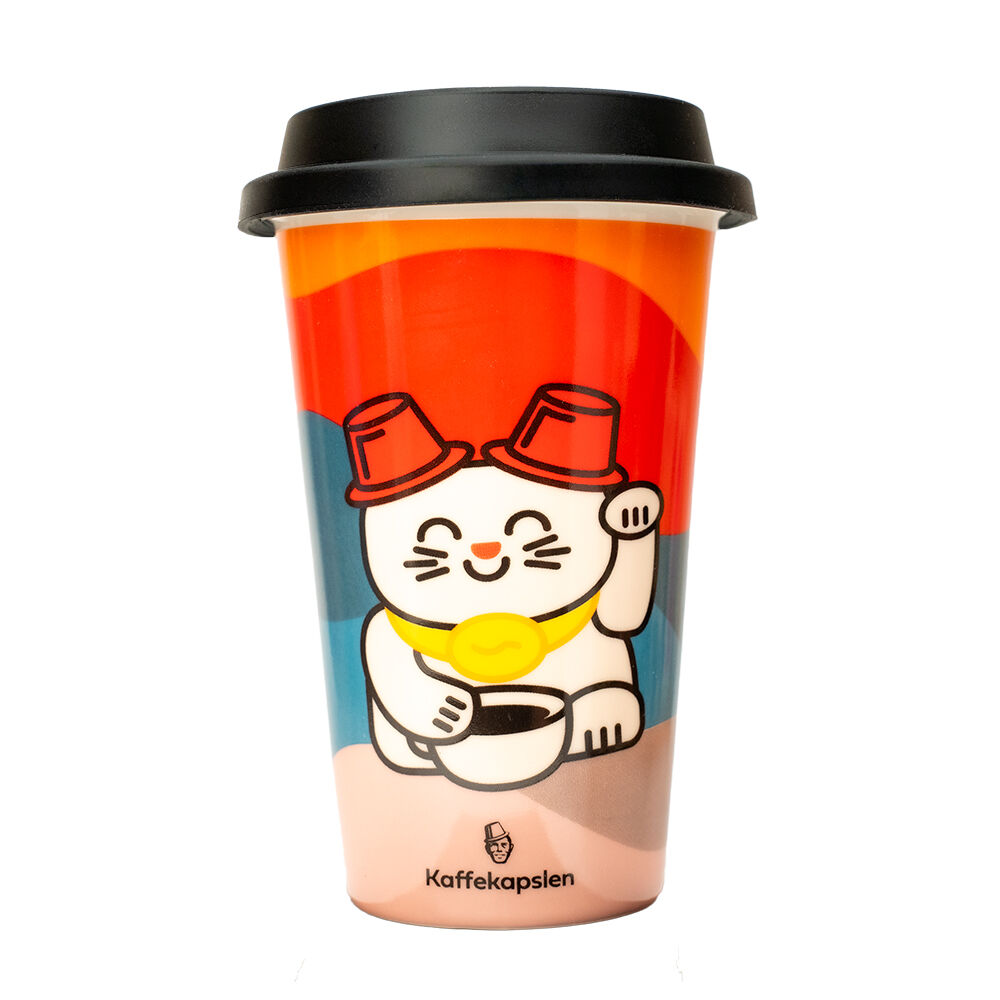 Kopp\u0020med\u0020katte\u0020design\u0020\u002D\u0020kaffekapslen
