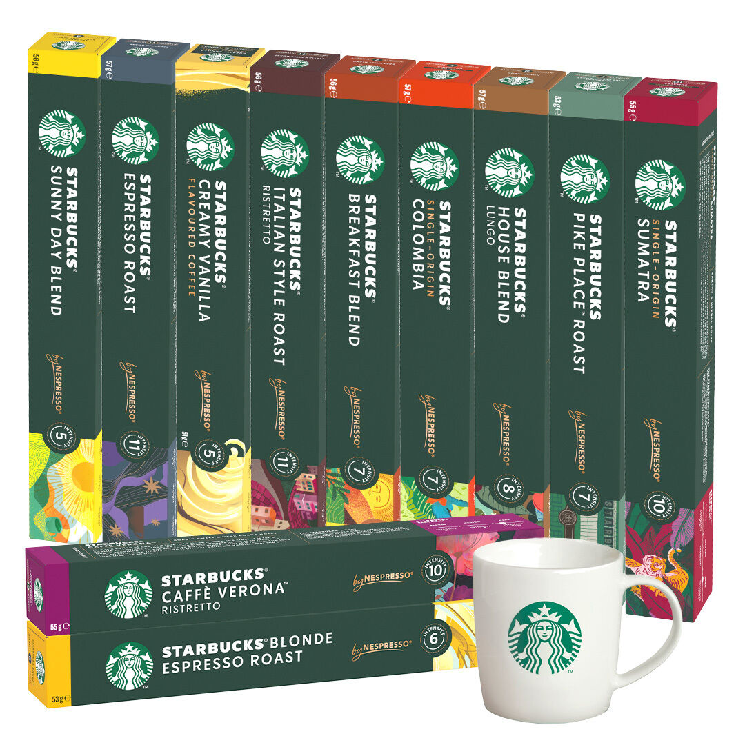 Starbucks\u00AE\u0020Startpakke\u0020til\u0020Nespresso\u00AE